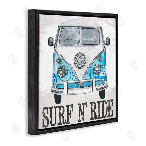 Stupell Industries Karen Smith | Surf N Ride Blue Retro Summer Bus Wall Art
