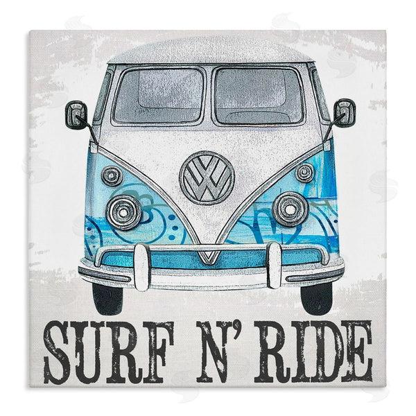 stupell industries Karen Smith | Surf N Ride Blue Retro Summer Bus Wall Art