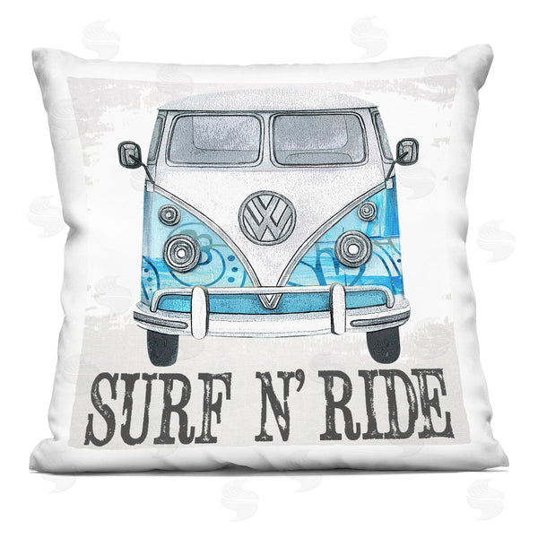 stupell industries Karen Smith | Surf N' Ride Retro Summer Bus Printed Throw Pillow
