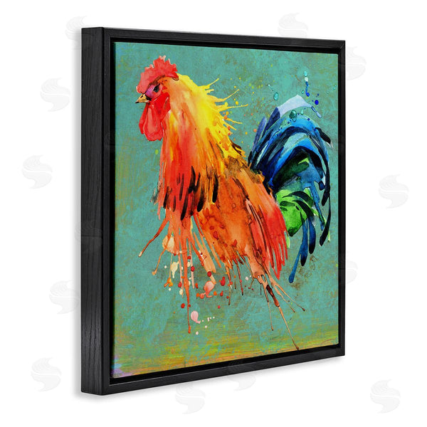 Stupell Industries Karen Smith | Urban Abstract Rooster Splash