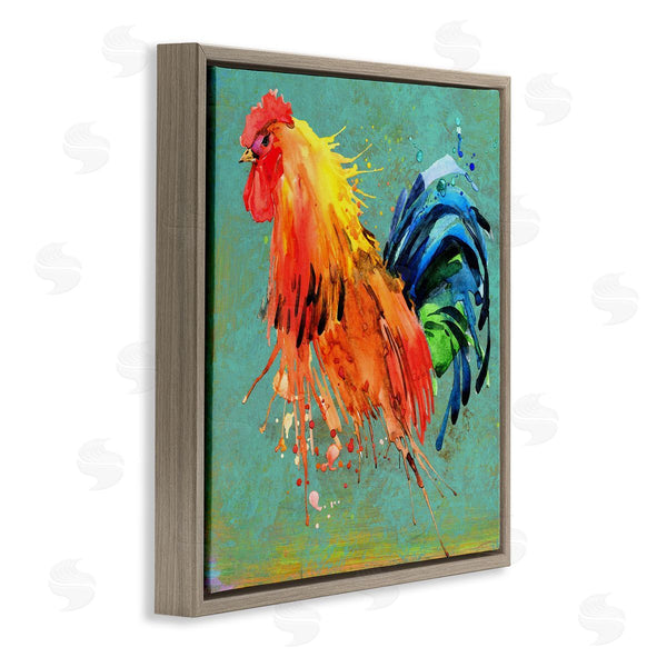 Stupell Industries Karen Smith | Urban Abstract Rooster Splash