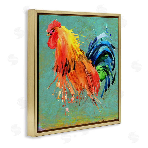Stupell Industries Karen Smith | Urban Abstract Rooster Splash