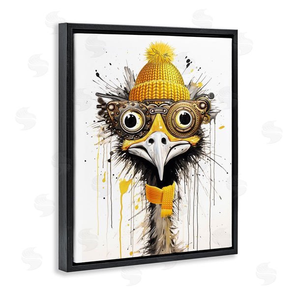 Stupell Industries Karen Smith | Yellow Steampunk Emu
