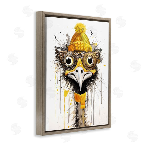 Stupell Industries Karen Smith | Yellow Steampunk Emu
