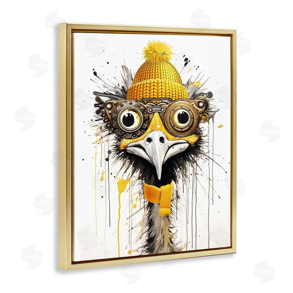 Stupell Industries Karen Smith | Yellow Steampunk Emu