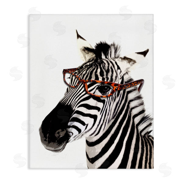 stupell industries Karen Smith | Zebra Wearing Glasses Wall Art
