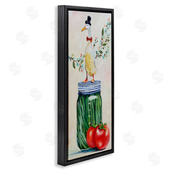Stupell Industries Karen Weber Fine Art | Male Goose On Pickle Jar
