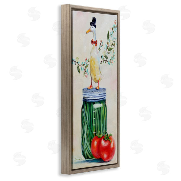 Stupell Industries Karen Weber Fine Art | Male Goose On Pickle Jar