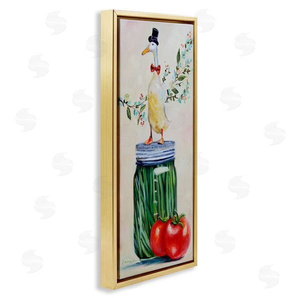 Stupell Industries Karen Weber Fine Art | Male Goose On Pickle Jar
