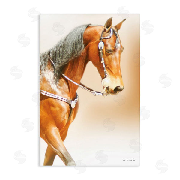 stupell industries Kari Brooks | Brown Majestic Horse Wall Art