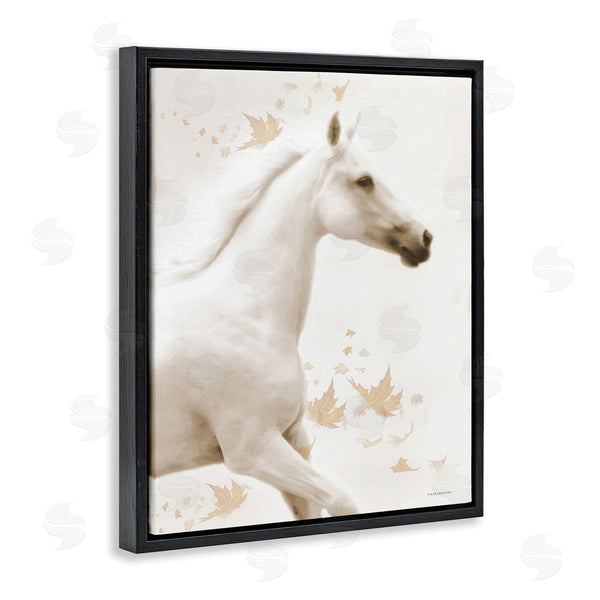 Stupell Industries Kari Brooks | Modern Horse & Leaves Wall Art