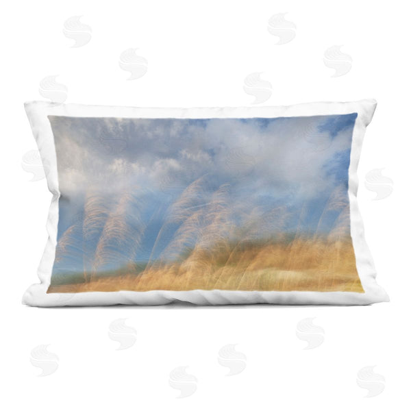 stupell industries Karin Connolly | Waves Of Terra Landscape Printed Throw Pillow