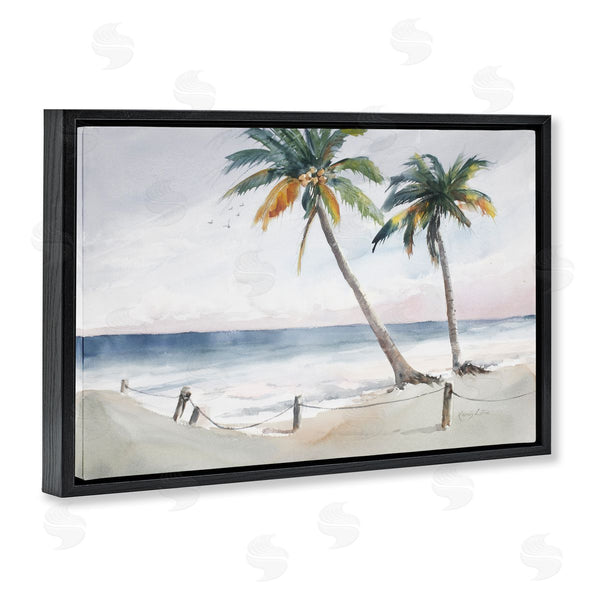 Stupell Industries Karin Lind | Two Palms Serene Coast Wall Art
