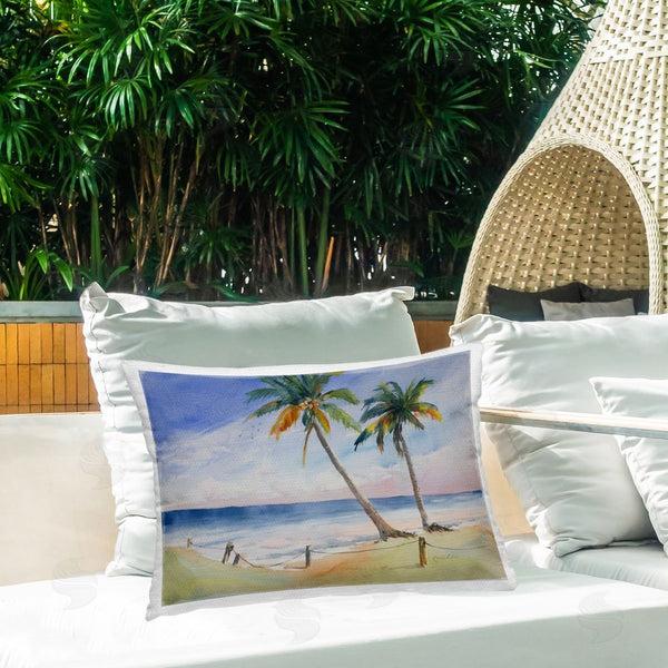 Stupell Industries Karin Lind | Two Palms Tropics View