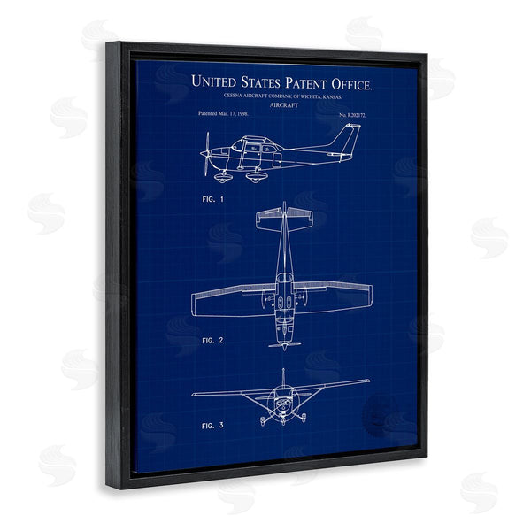 Stupell Industries Karl Hronek | Aircraft Patent Blueprint