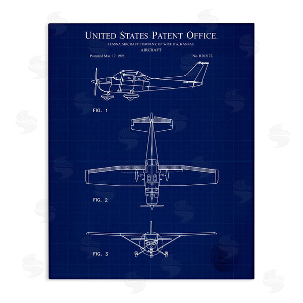 stupell industries Karl Hronek | Aircraft Patent Blueprint