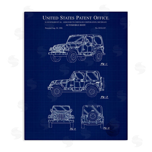 stupell industries Karl Hronek | Automobile Body Blueprint