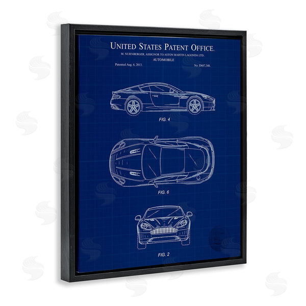 Stupell Industries Karl Hronek | Automobile Patent Blueprint