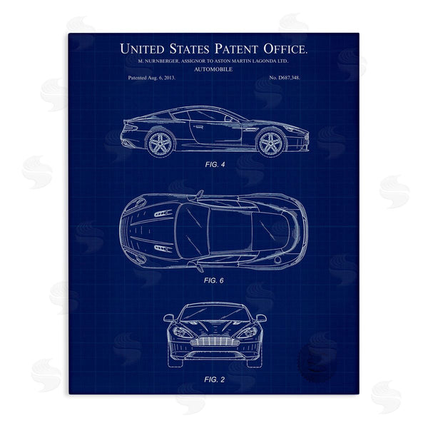 stupell industries Karl Hronek | Automobile Patent Blueprint