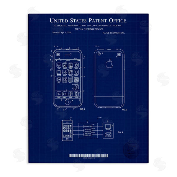 stupell industries Karl Hronek | Cell Phone Blueprint