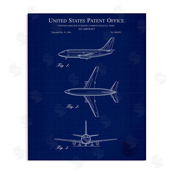 stupell industries Karl Hronek | Jet Aircraft Blueprint
