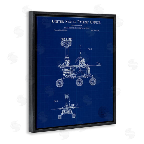 Stupell Industries Karl Hronek | Mars Exploration Blueprint