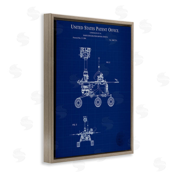 Stupell Industries Karl Hronek | Mars Exploration Blueprint