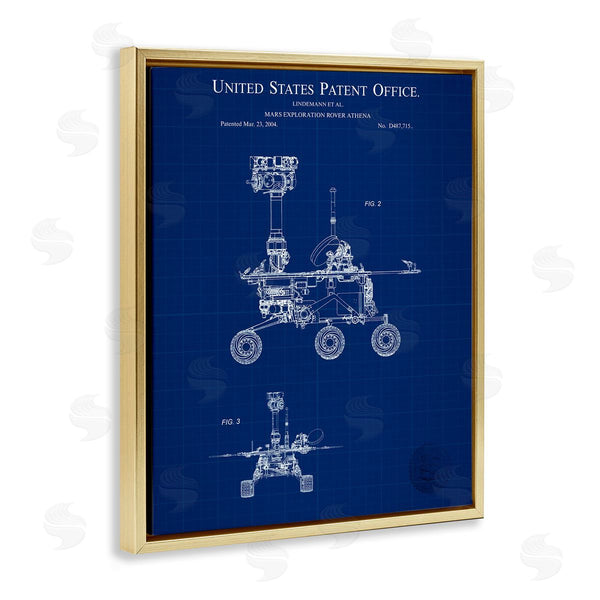 Stupell Industries Karl Hronek | Mars Exploration Blueprint