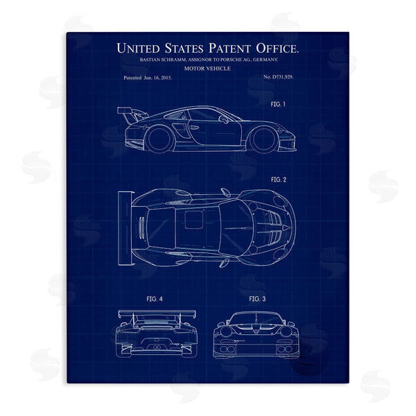 stupell industries Karl Hronek | Motor Vehicle Blueprint