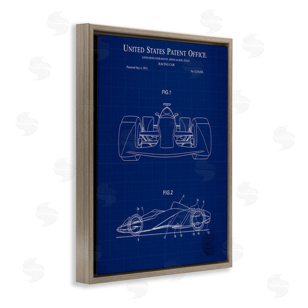 Stupell Industries Karl Hronek | Racing Car Blueprint
