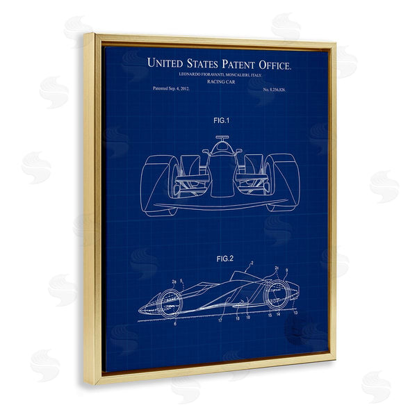 Stupell Industries Karl Hronek | Racing Car Blueprint