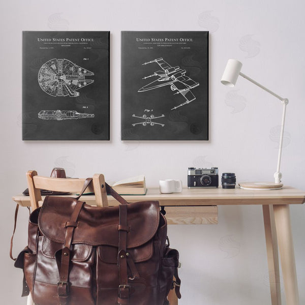 Stupell Industries Karl Hronek | Space Ships Science Fiction Pop Culture Wall Art