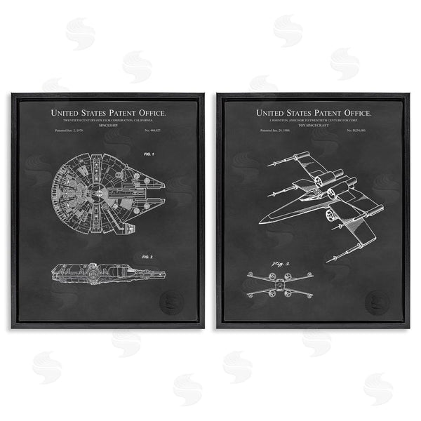 Stupell Industries Karl Hronek | Space Ships Science Fiction Pop Culture Wall Art