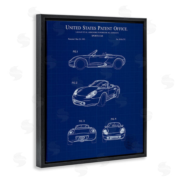 Stupell Industries Karl Hronek | Sports Car Blueprint
