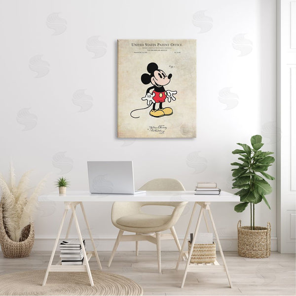 Stupell Industries Karl Hronek | Toy Character Diagram Patent Design Vintage Style Wall Art
