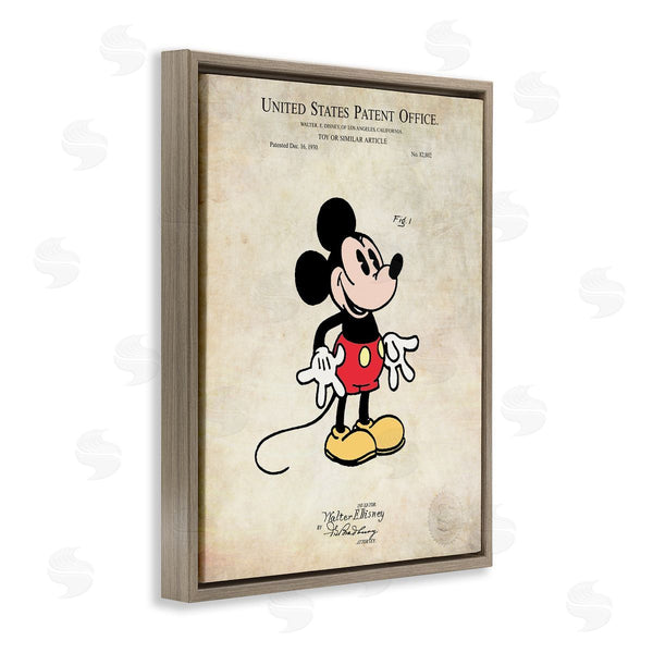 Stupell Industries Karl Hronek | Toy Character Diagram Patent Design Vintage Style Wall Art