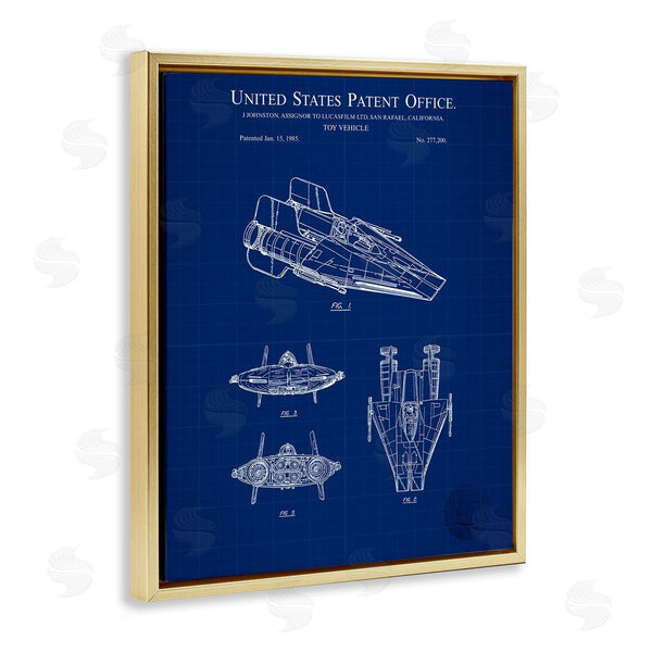 Stupell Industries Karl Hronek | Toy Vehicle Blueprint
