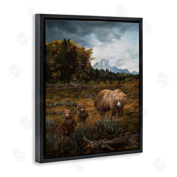 Stupell Industries Karla Mann | Bears In Nature Scene