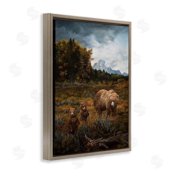 Stupell Industries Karla Mann | Bears In Nature Scene