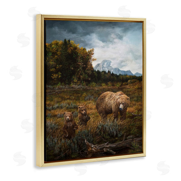 Stupell Industries Karla Mann | Bears In Nature Scene
