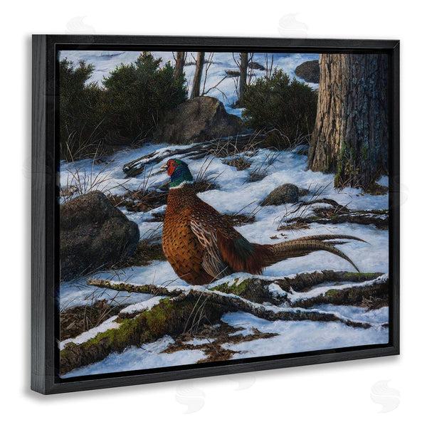 Stupell Industries Karla Mann | Pheasant In Snowy Woods