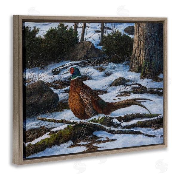 Stupell Industries Karla Mann | Pheasant In Snowy Woods