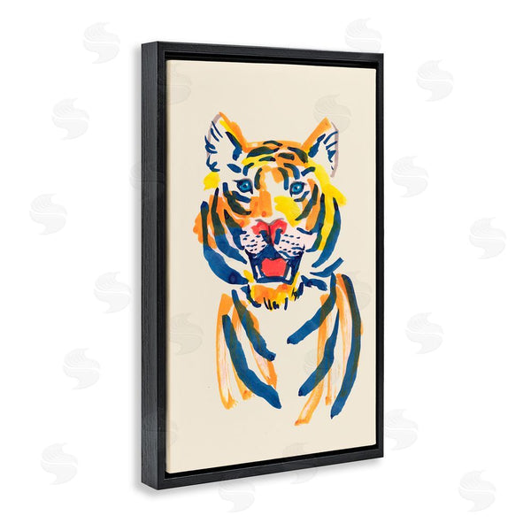 Stupell Industries Karolina Sato | Tiger Roar Watercolor Wall Art