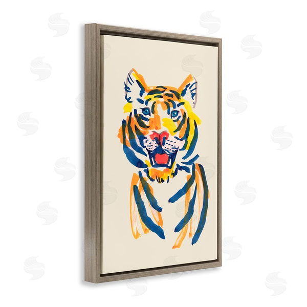 Stupell Industries Karolina Sato | Tiger Roar Watercolor Wall Art