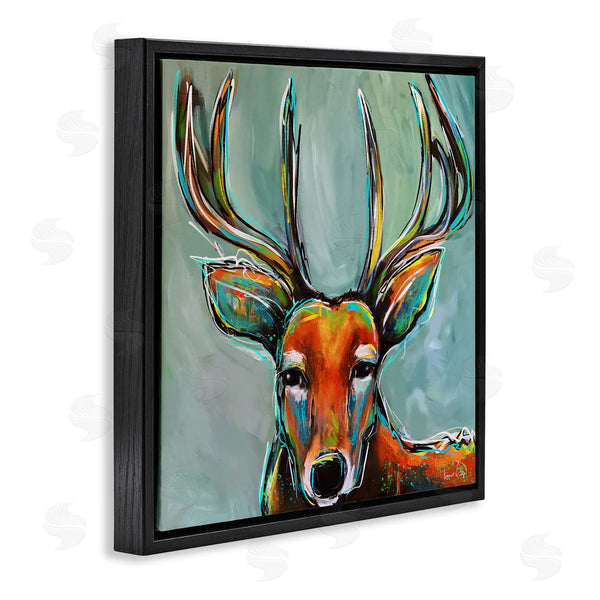 Stupell Industries Karrie Evenson | Modern Urban Deer Painting Wall Art