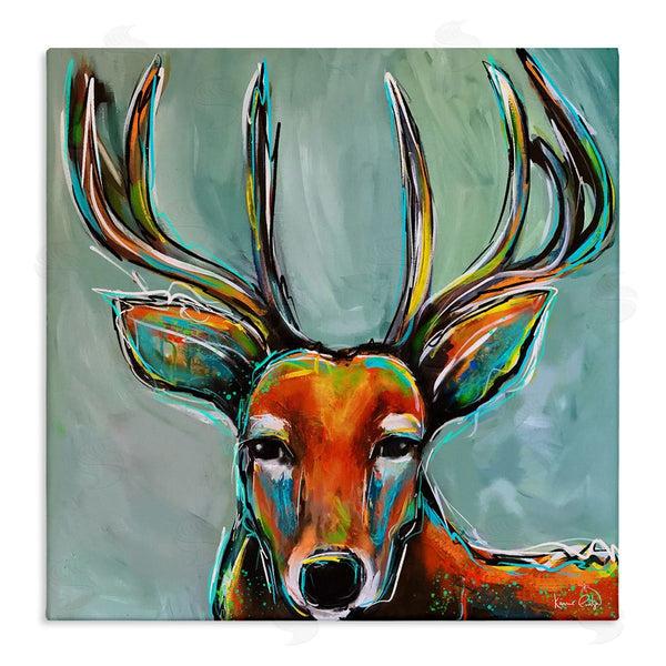 stupell industries Karrie Evenson | Modern Urban Deer Painting Wall Art