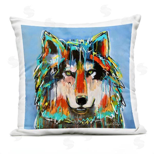 Stupell Industries Karrie Evenson | Modern Urban Style Wolf Printed Throw Pillow