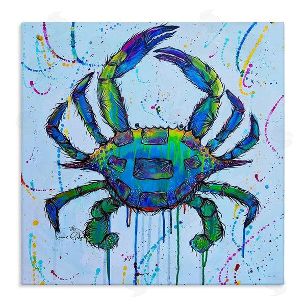 stupell industries Karrie Evenson | Street Style Crab Paint Splatter Urban Design Wall Art