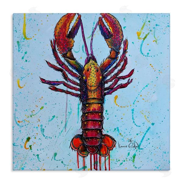 stupell industries Karrie Evenson | Urban Style Lobster Paint Splatter Sea Life Wall Art
