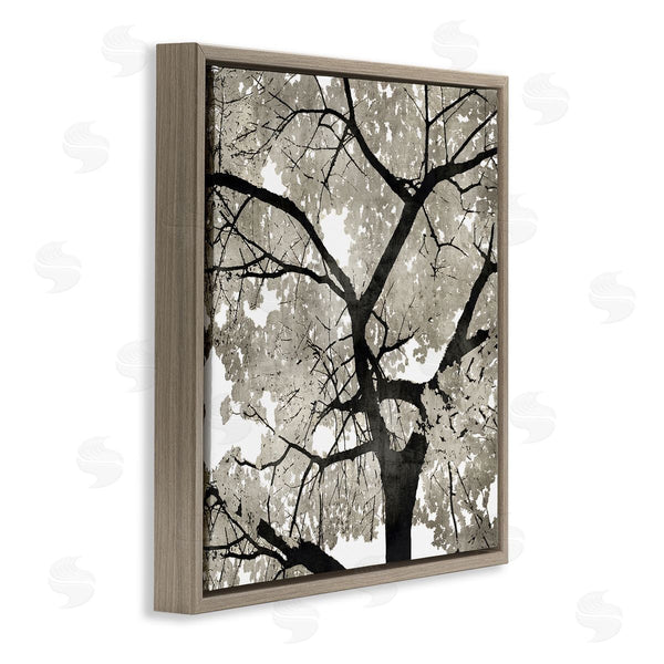 Stupell Industries Kate Bennett | Abstract Tree Branches Bold Black Grey Wilderness Wall Art